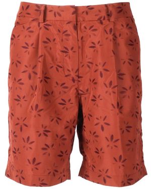 K-Way Larose Emby Jacquard Sportshorts - Rot