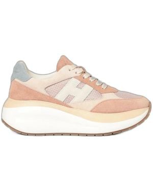 Hogan Hi‑Fi Sneakers - Pink