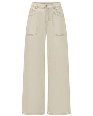 Ba&sh Wide Jeans - Neutro