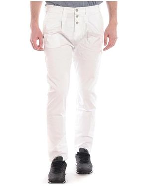 Daniele Alessandrini Slim-Fit Trousers - White