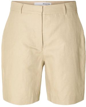 SELECTED Short Shorts - Naturel