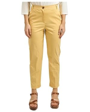 iBlues Cropped Trousers - Amarillo