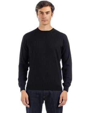 FILIPPO DE LAURENTIIS Royal Merino Crewneck - Zwart