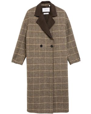 Comma, Double-Breasted Coats - Marrone