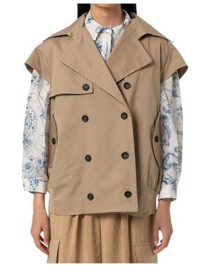 Fracomina Vests - Natural