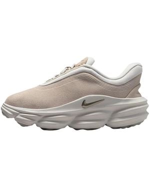 Nike 24.7 Slip-On Stacked Foam Leren Sneakers - Grijs