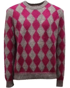 Amaranto Round-Neck Strickwaren - Lila