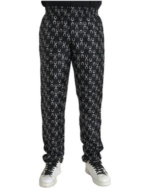 Dolce & Gabbana Slim-Fit Trousers - Black