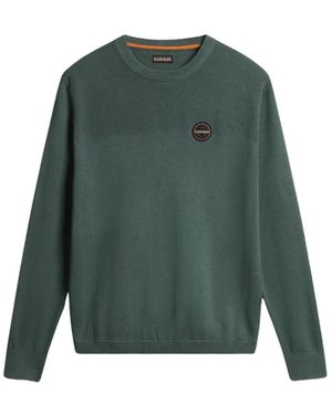 Napapijri Round-Neck Knitwear - Green