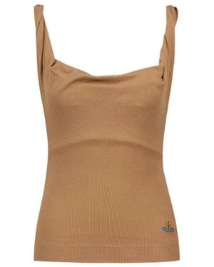 Vivienne Westwood Sleeveless Tops - Brown
