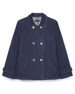 FIORELLA RUBINO Denim Jackets - Azul