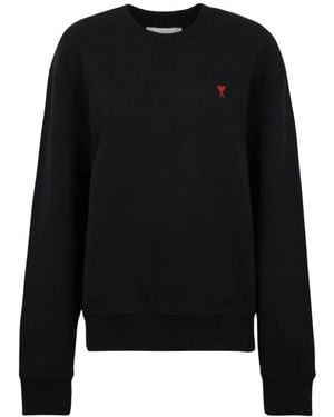 Ami Paris Ami De Cœur Sweatshirt - Schwarz