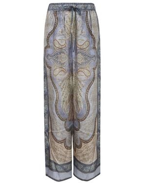 Zimmermann Wide Trousers - Grey