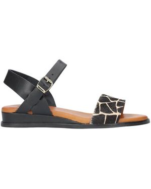 RED-RAG Schicke Giraffenmuster Sandalen - Blau