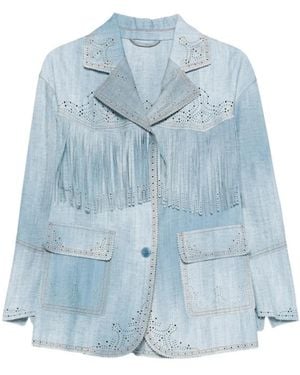 Ermanno Scervino Denim Jackets - Blue