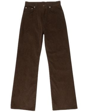 Acne Studios Straight Trousers - Marrón