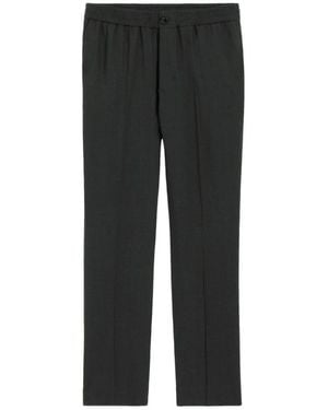 Ami Paris Antraciet Wol Stretch Broek - Grijs