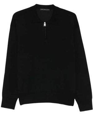 Low Brand Tops ,Zwart ,Mouwloze Gebreide Kleding