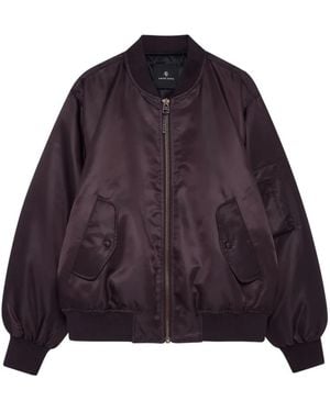 Anine Bing Bomber Jackets - Purple