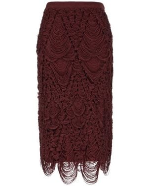Ferragamo Midi Skirts - Morado