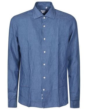 Orian Langärmeliges Slim-Fit-Hemd - Blau