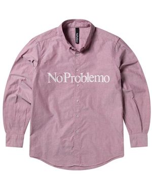 No Problemo Casual Shirts - Morado