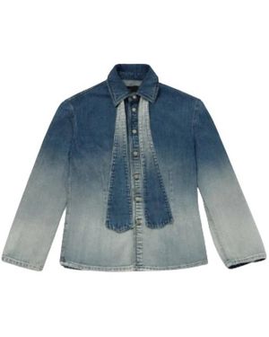 3x1 Cravate Dégradé Shirt - Blau