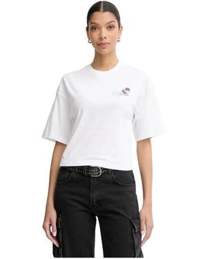 DIESEL T-Cropyn Crop Top - Weiß