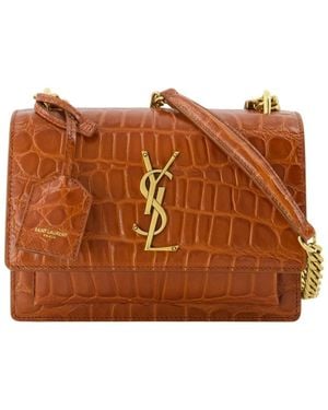 Saint Laurent Shoulder Bags - Marrón