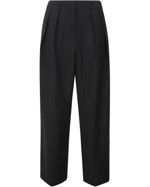 Frankie Shop Ripley Bundfaltenhose - Schwarz