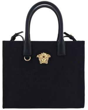 Versace Cotton Schoudertas - Zwart