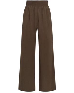 Maliparmi Wide Trousers - Marrone