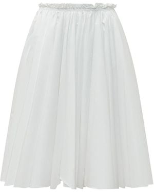 Ami Paris Midi Skirts - White