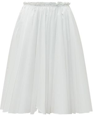 Ami Paris Midi Skirts - White