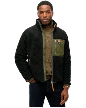 Superdry Polar Fleece Jacket - Zwart