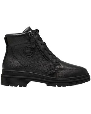Tamaris Lace-Up Boots - Nero