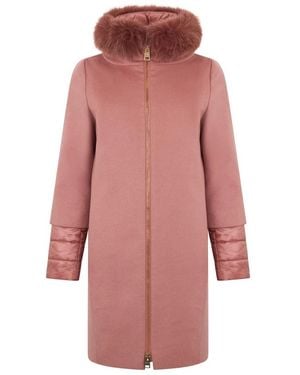 Herno Single-Breasted Coats - Rosa