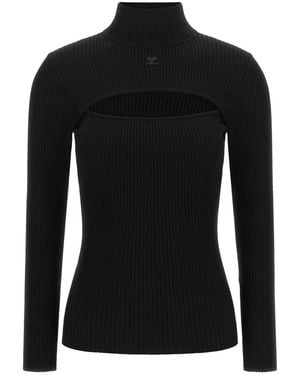Courreges Turtlenecks - Negro