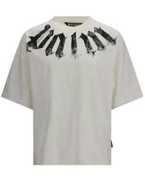 Palm Angels T-Shirts - Grey