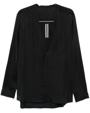 Rick Owens Larry Shirt - Schwarz