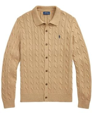 Polo Ralph Lauren Kabelgebreid Vest - Naturel