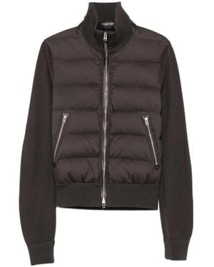 Tom Ford Kurze Daunenjacke - Schwarz