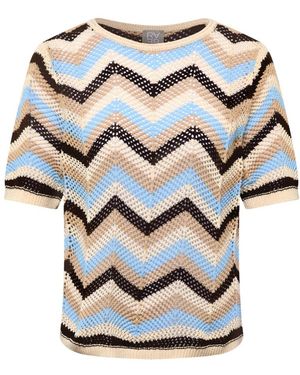 Rabe Round-Neck Knitwear - Blue