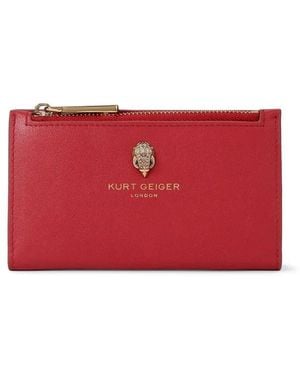 Kurt Geiger Sloane Bifold Portemonnee - Rood