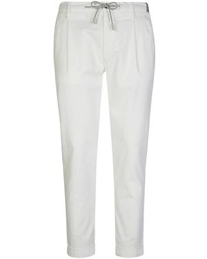 Eleventy Slim-Fit Trousers - Bianco