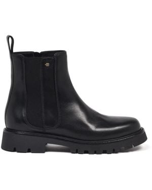 Baldinini Leder-Ankle-Boot - Schwarz
