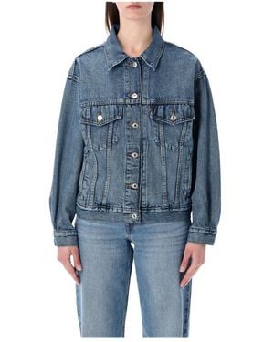 Levi's Jassen ,Blauw ,Denim 90S Trucker Jacket