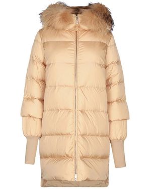 Add Jassen ,Nylon Hooded Nylon Down Jacket - Naturel