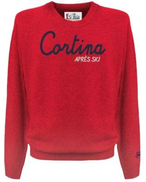 Mc2 Saint Barth Round-Neck Knitwear - Rouge