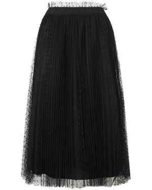 RED Valentino Midi Skirts - Black